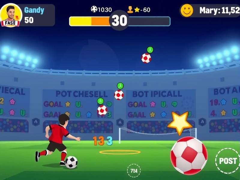 Goal Fiesta Blaster Gameplay Screenshot